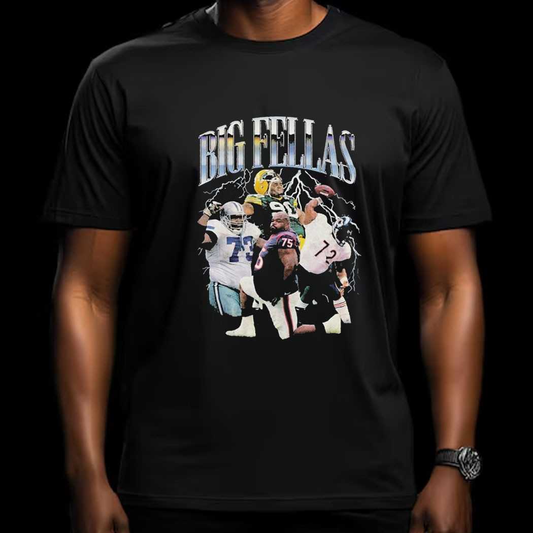 Dallas Cowboys Green Bay Packers Houston Texans Chicago Bears Big Fellas Shirt Dallas Cowboys Green Bay Packers Houston Texans Chicago Bears Big Fellas Shirt
