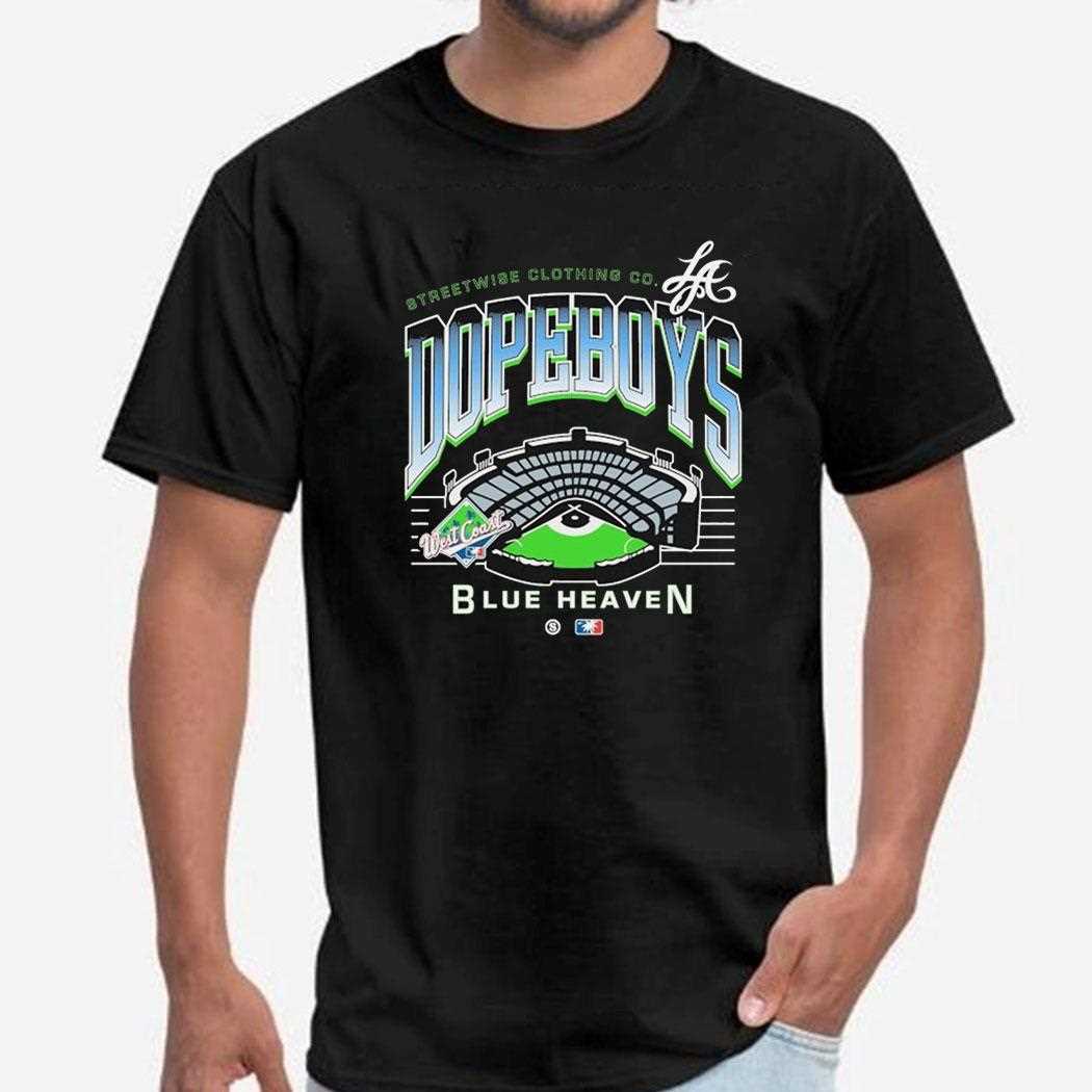Dopeboys Blue Heaven Streetwise West Coast Stadium Shirt