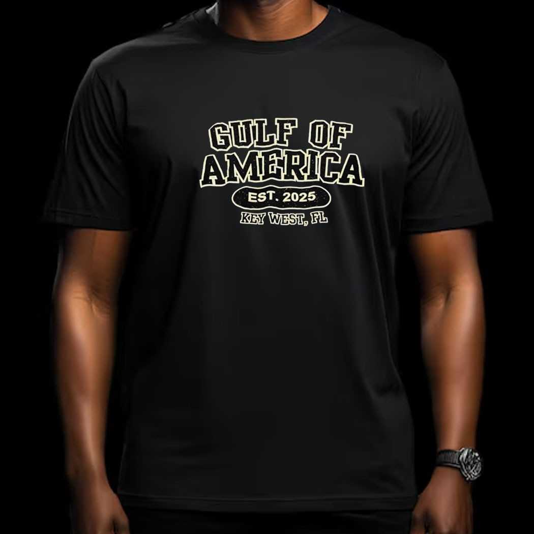 Gulf Of America Est 2025 Key West Fl Shirt