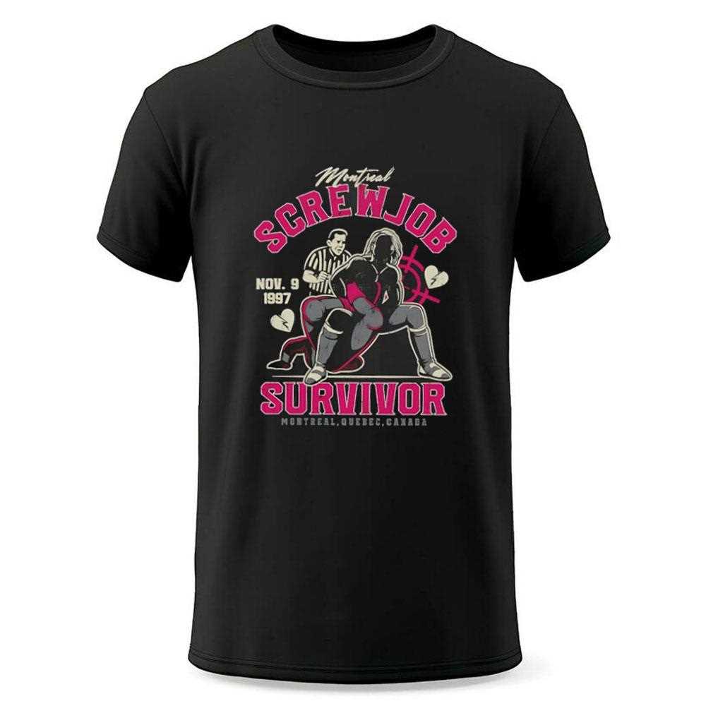 Montreal Screwjob Survivor 1997 Shirt Montreal Screwjob Survivor 1997 Shirt