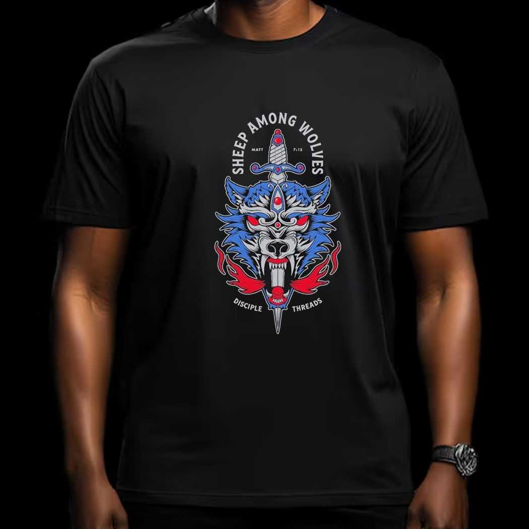 Sheep Among Wolves Disciple Threads Sword Shirt Sheep Among Wolves Disciple Threads Sword Shirt