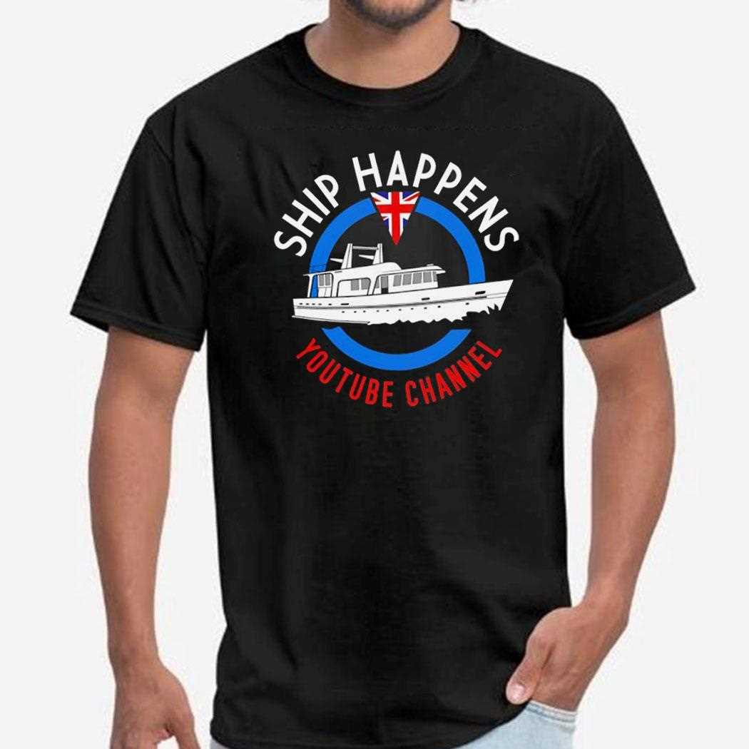 Ship Happens Youtube Channel Union Jack Shirt