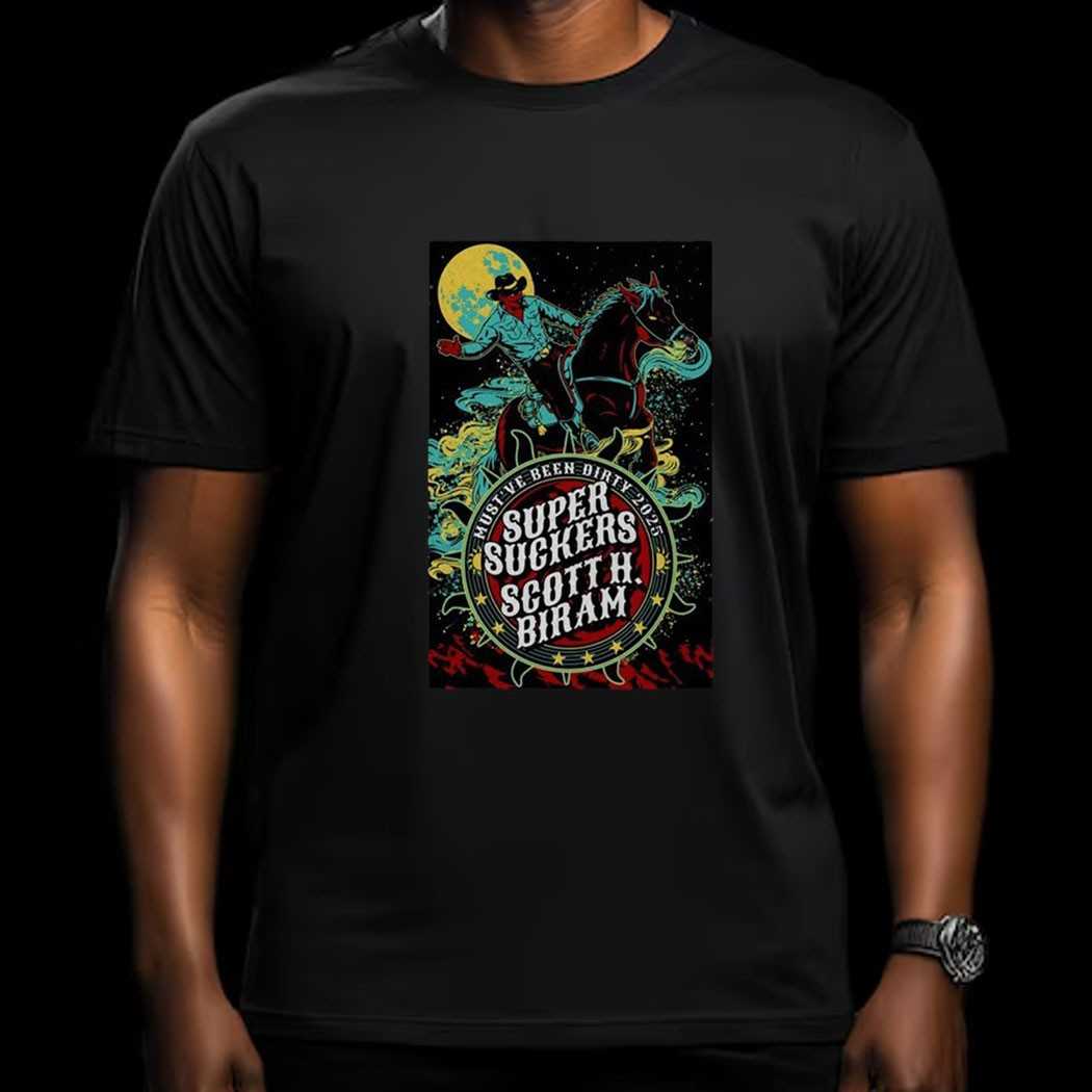 Supersuckers And Scott H Biram Must Ve Been Dirty 2025 Cowboy Shirt