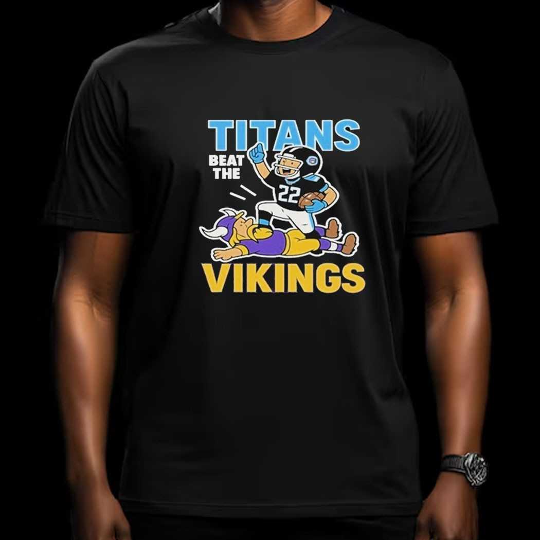 Tennessee Titans Beat The Minnesota Vikings Mascot Shirt