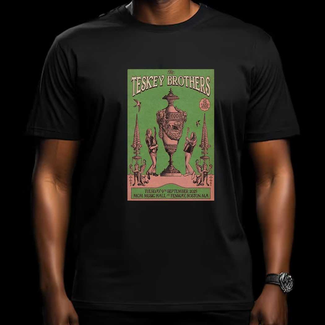The Teskey Brothers Tour Boston Ma Sep 9 2025 Shirt