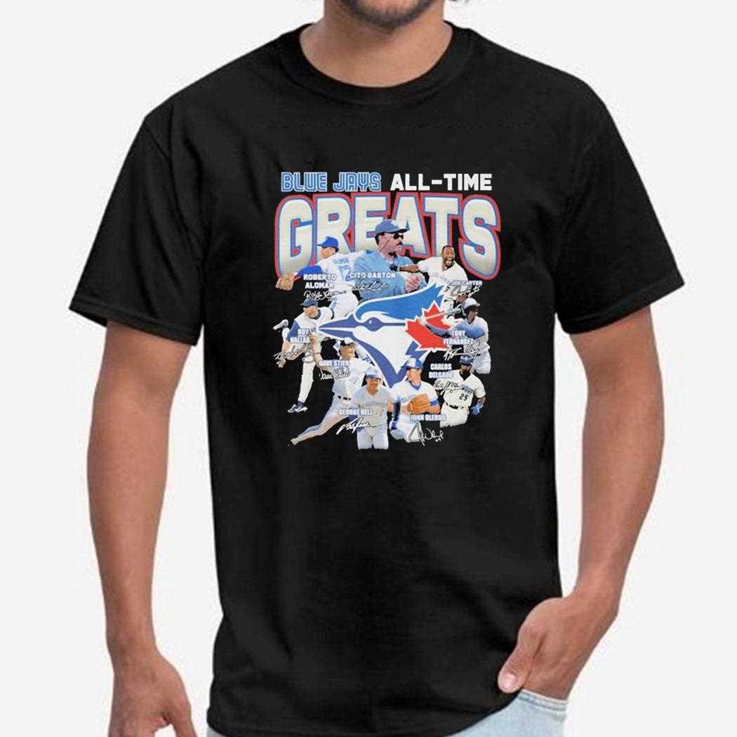 Toronto Blue Jays All Time Greats Signatures Shirt