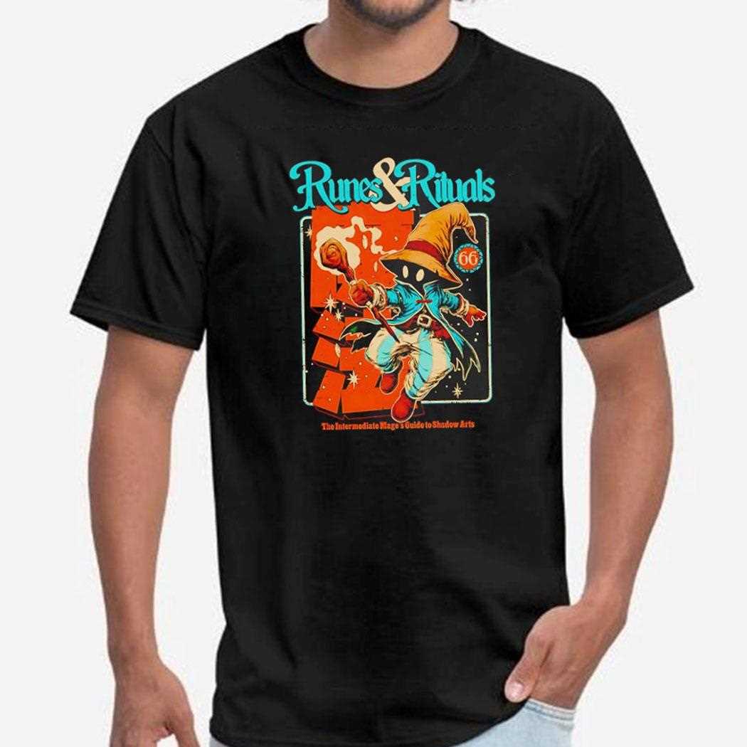 Vivi Ornitier Final Fantasy Runes And Rituals The Intermediate Mages Guide To Shadow Arts Shirt