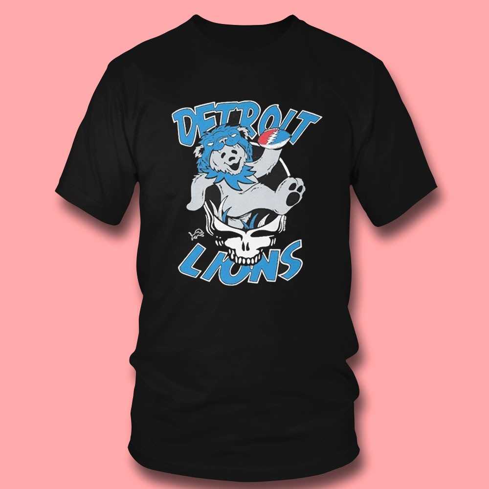 Detroit Lions Nfl X Grateful Dead Bear Shirt Detroit Lions Nfl X Grateful Dead Bear Shirt
