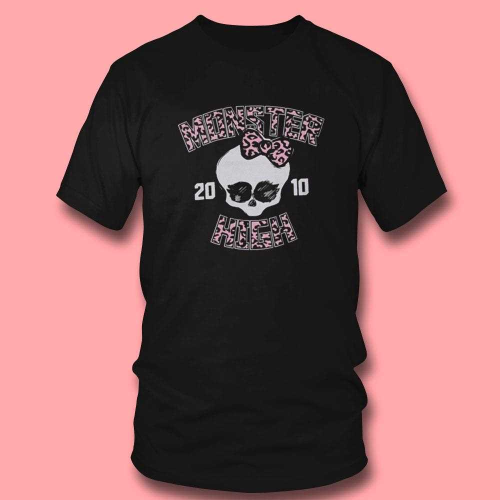 Monster High Leopard Logo Girls Shirt Monster High Leopard Logo Girls Shirt