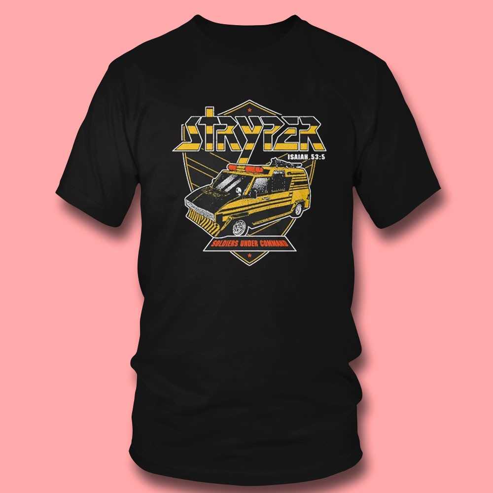 Stryper Soldiers Under Command Battle Van Shirt Stryper Soldiers Under Command Battle Van Shirt