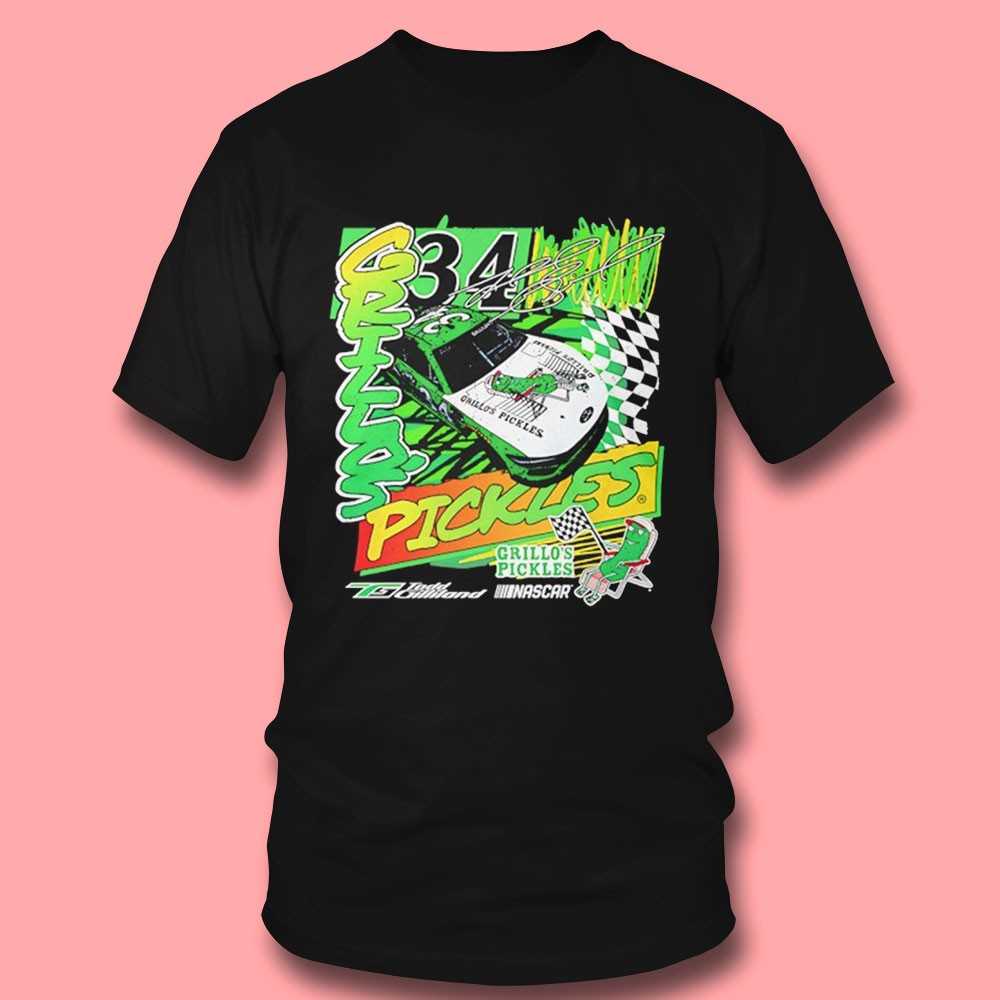 Todd Gilliland No 34 Ford Mustang Dark Horse For Front Row Motorsports Signature Shirt Todd Gilliland No 34 Ford Mustang Dark Horse For Front Row Motorsports Signature Shirt