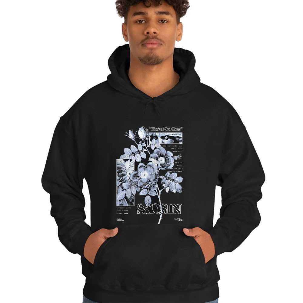 Saosin Youre Not Alone Floral Shirt Saosin Youre Not Alone Floral Shirt