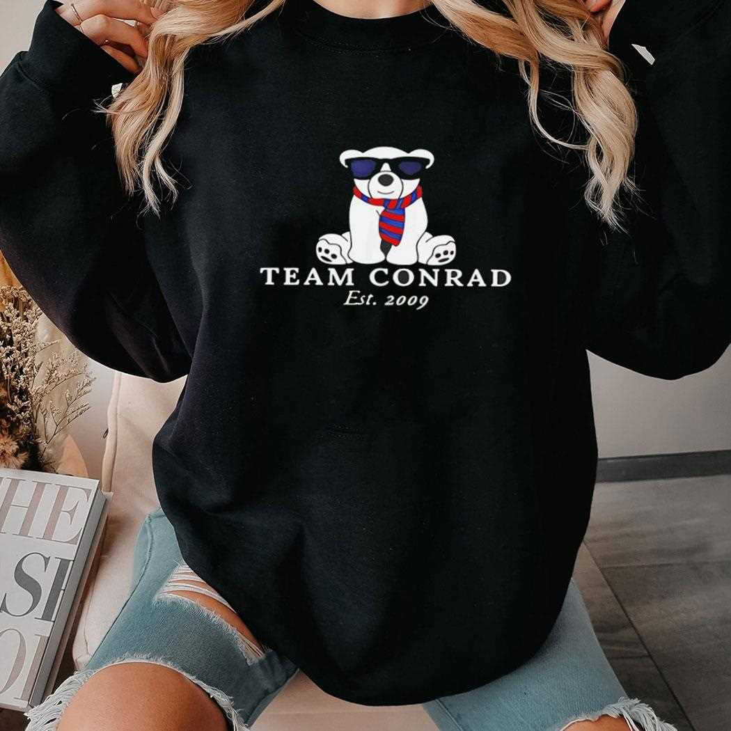 Team Conrad Junior Mint Bear Est 2009 Shirt Team Conrad Junior Mint Bear Est 2009 Shirt