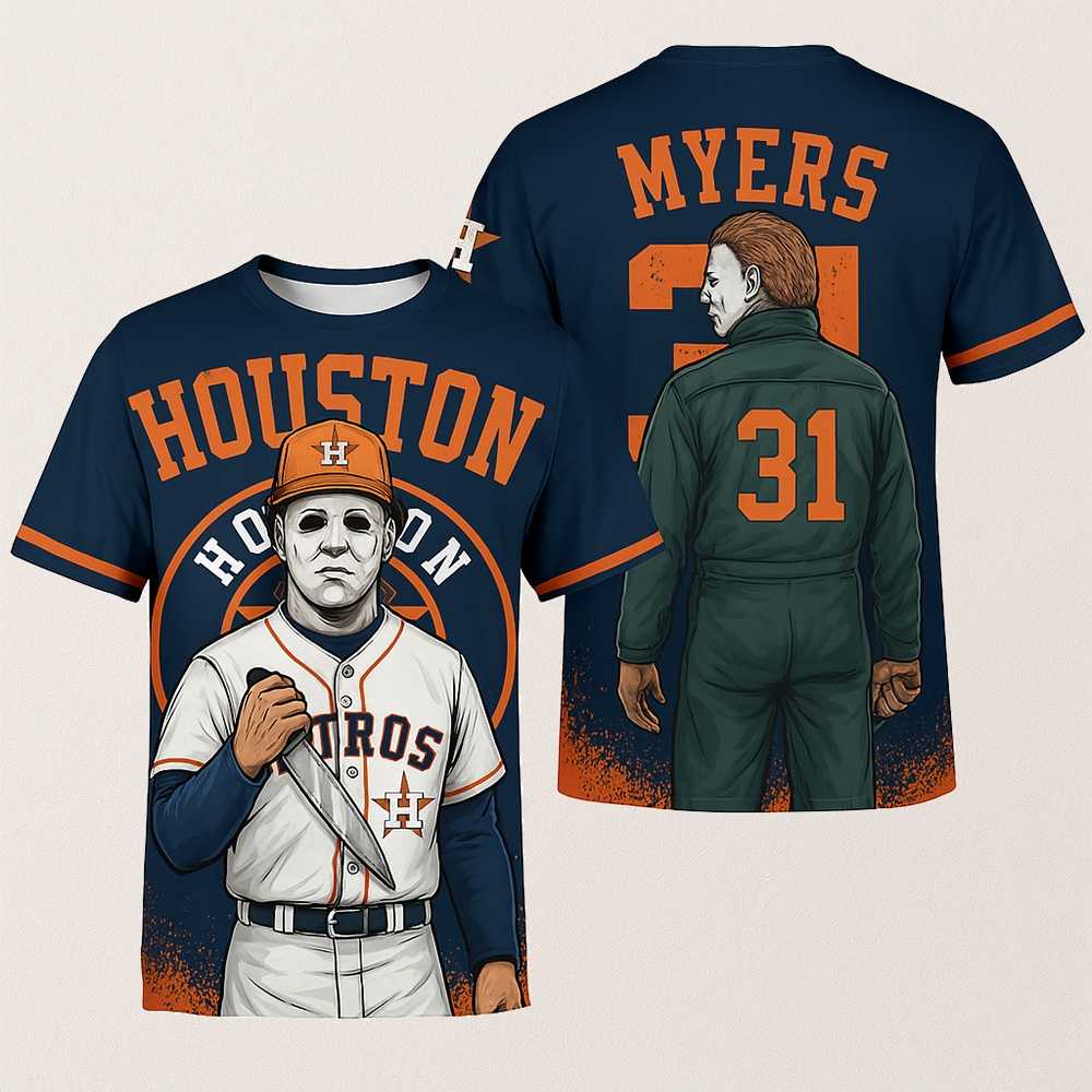 Michael Myers Los Angeles Angels 2025 Halloween Shirt