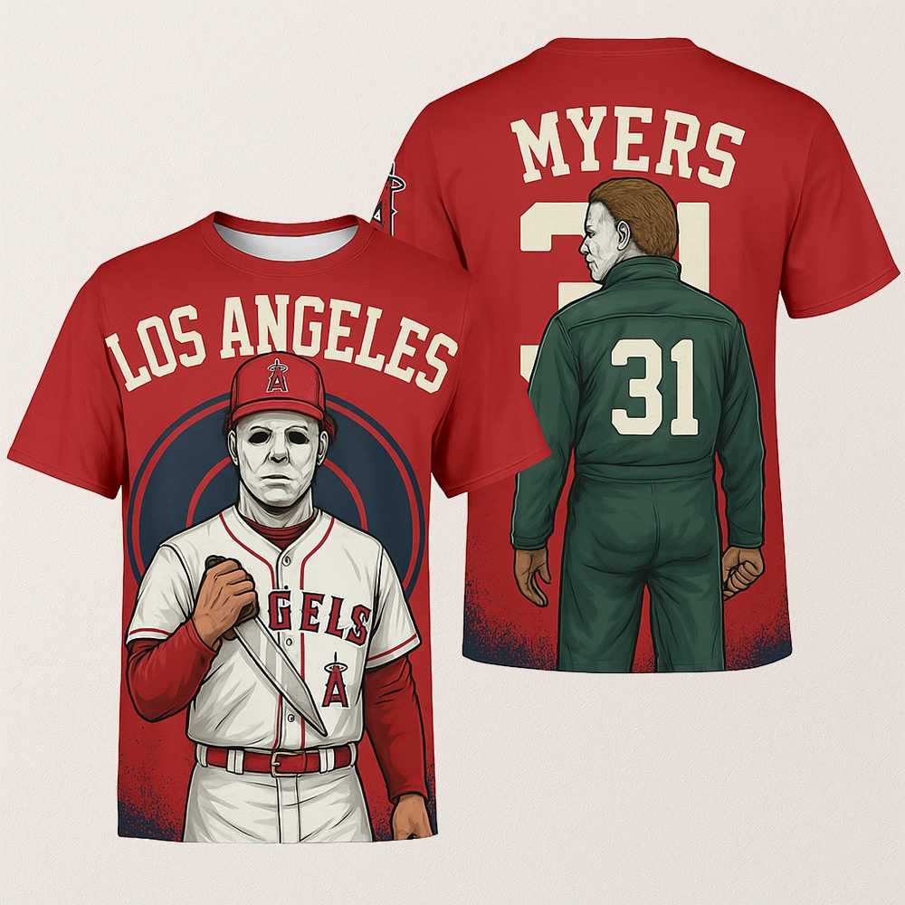 Michael Myers Louis Cardinals Horror Halloween 2025 Shirt