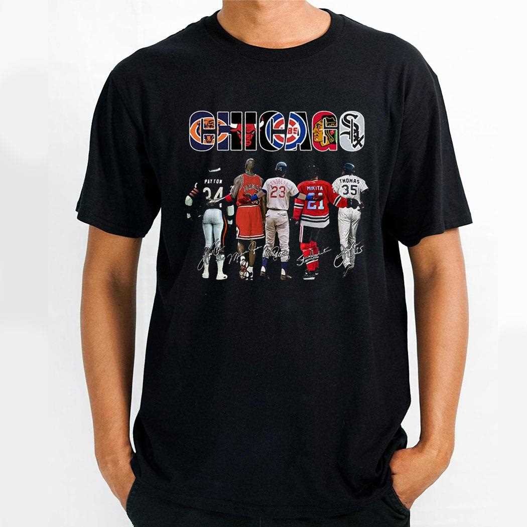Chicago Multi-sport Legends Back View Shirt Chicago Multi-sport Legends Back View Shirt