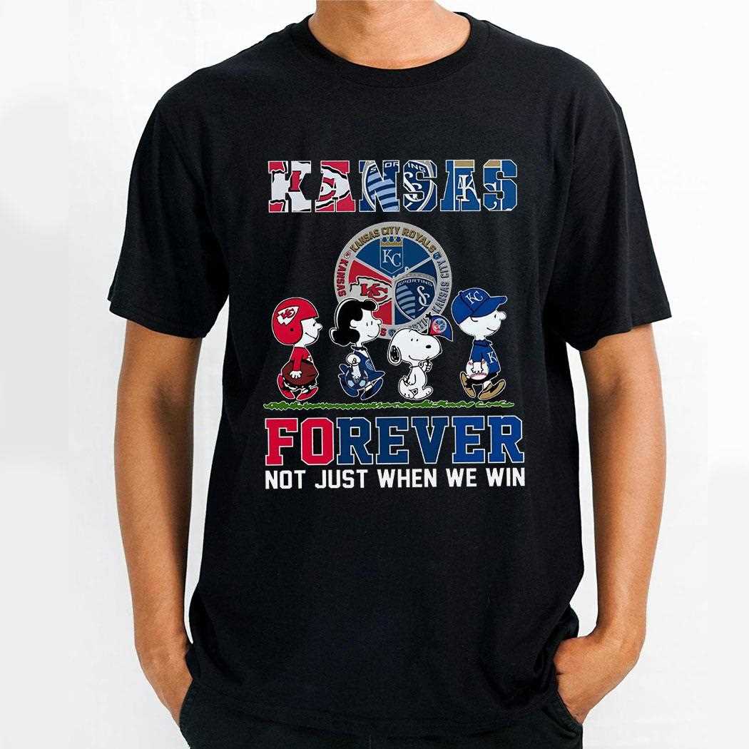 Kansas City Peanuts Gang Sports Fan Forever T-shirt