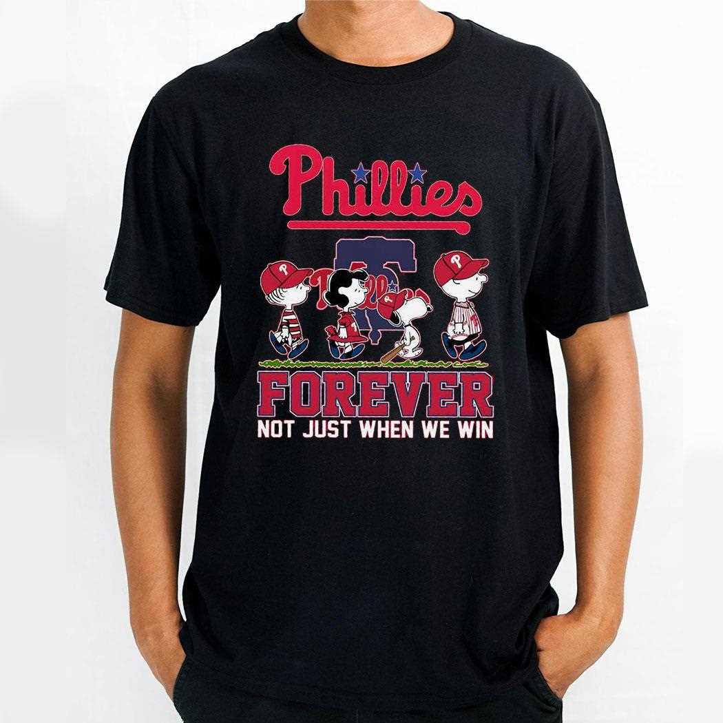 Phillies Peanuts Gang Forever T-shirt