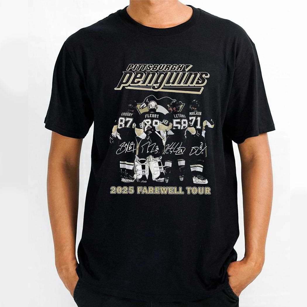 Pittsburgh Penguins 2025 Farewell Tour Legends Tee