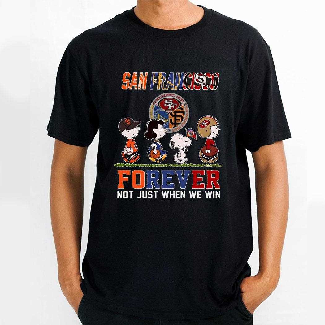 San Francisco Peanuts Gang Sports Fan Forever T-shirt