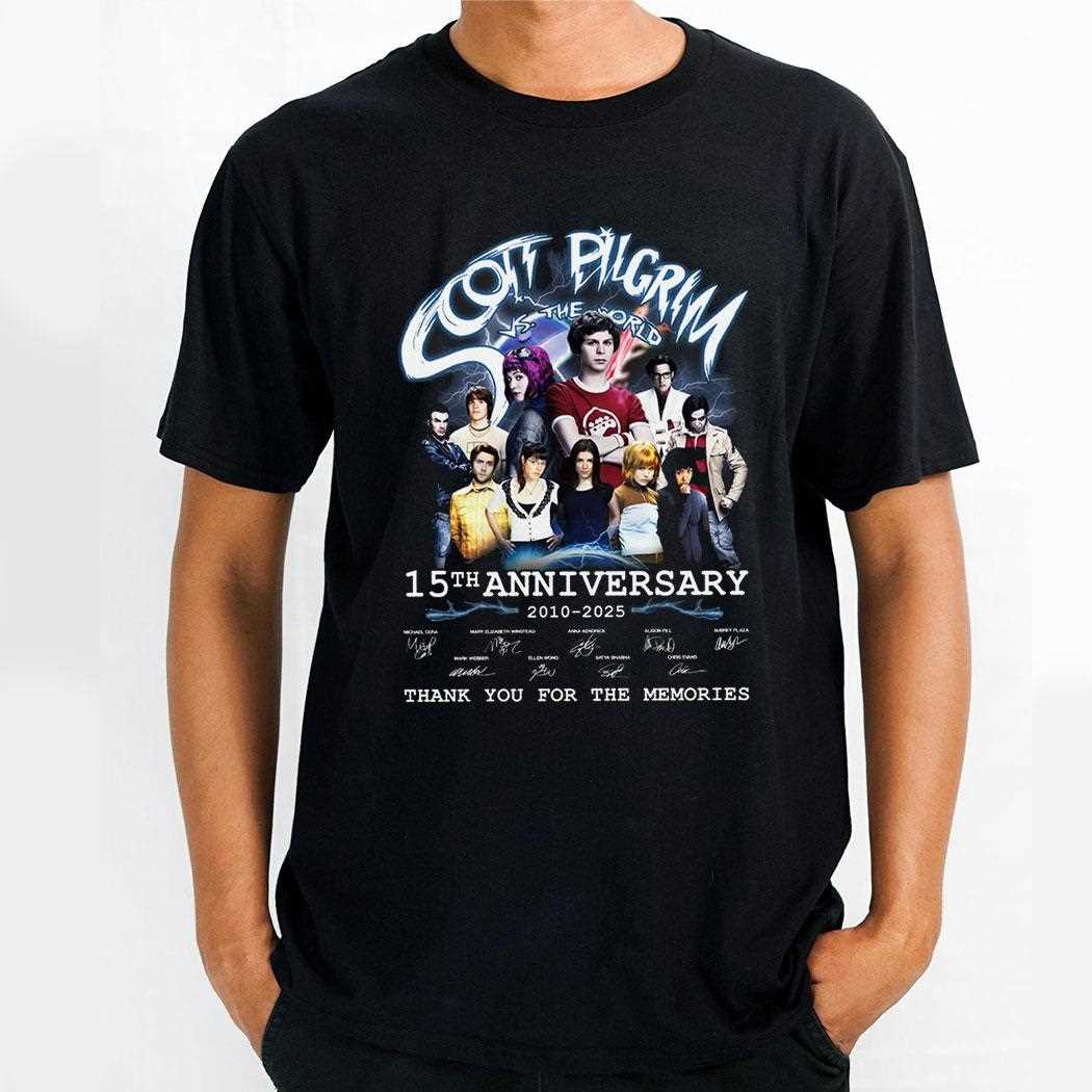 Scott Pilgrim Vs The World 15th Anniversary Tee
