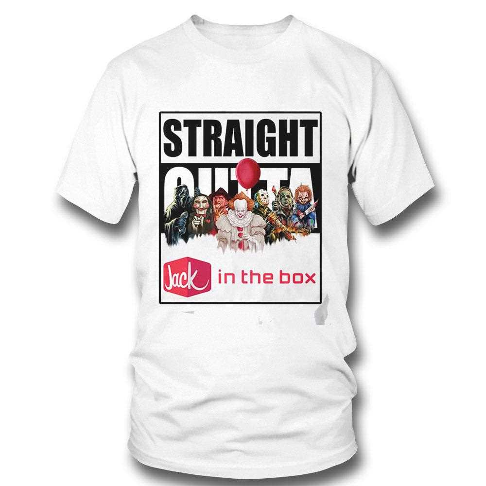 Straight Outta Jack In The Box Scary Friends Shirt