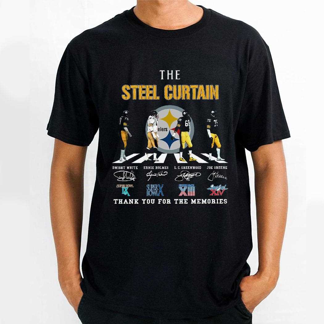 The Steel Curtain Abbey Road Walk Thank You For The Memories T-shirt