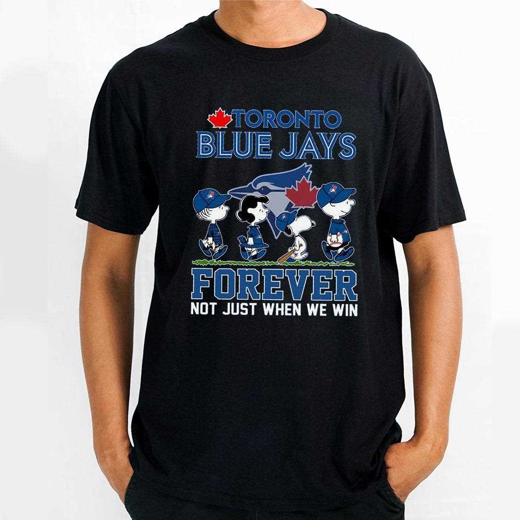Toronto Blue Jays Peanuts Gang Fan Forever T-shirt