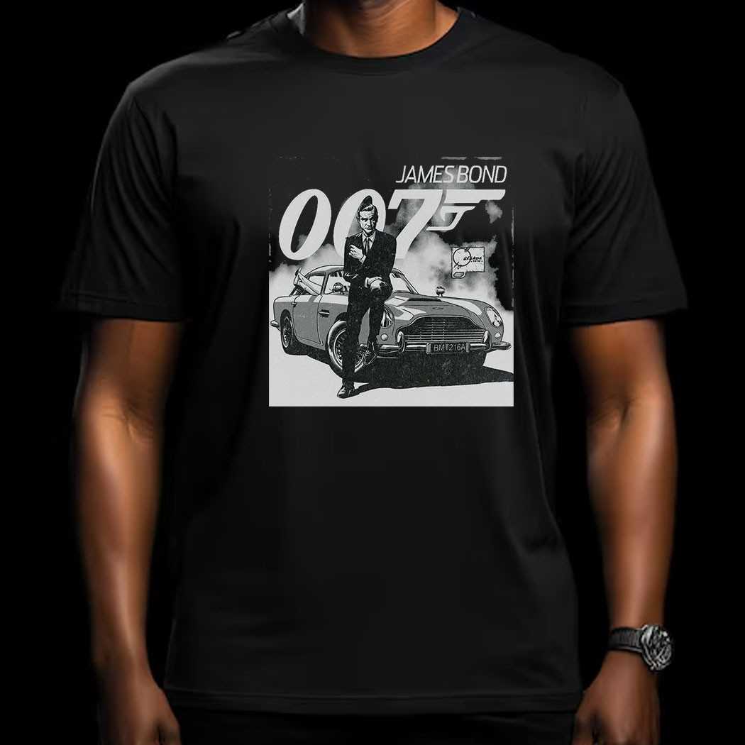 Classic James Bond 007 With Aston Martin T-shirt
