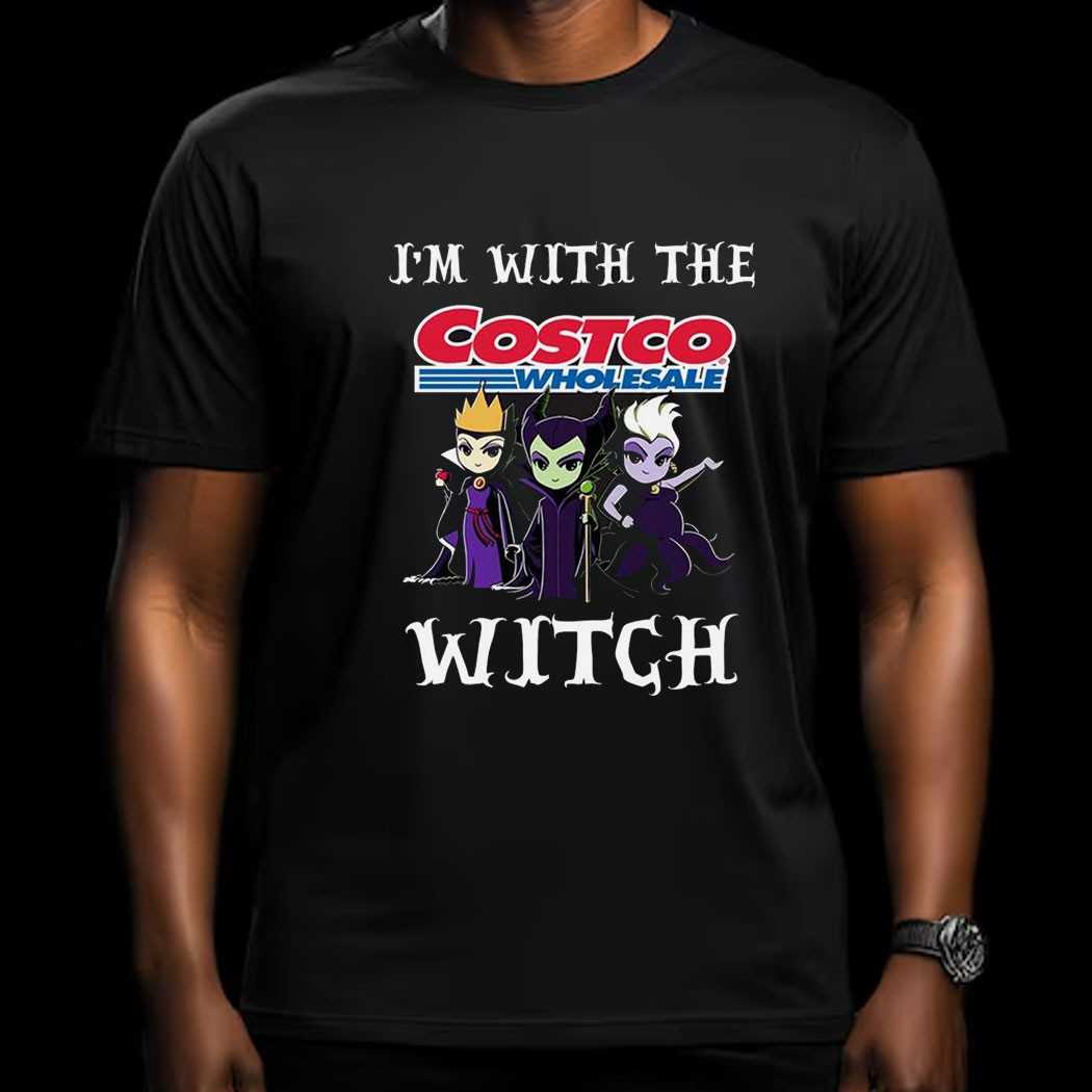 I’m With The Costco Witch Villains Halloween Shirt
