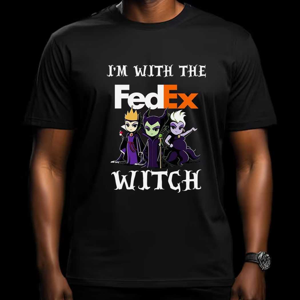 I’m With The Fedex Witch Villains Halloween Shirt