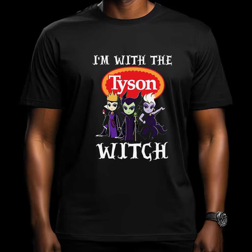 I’m With The Tyson Witch Villains Halloween Shirt