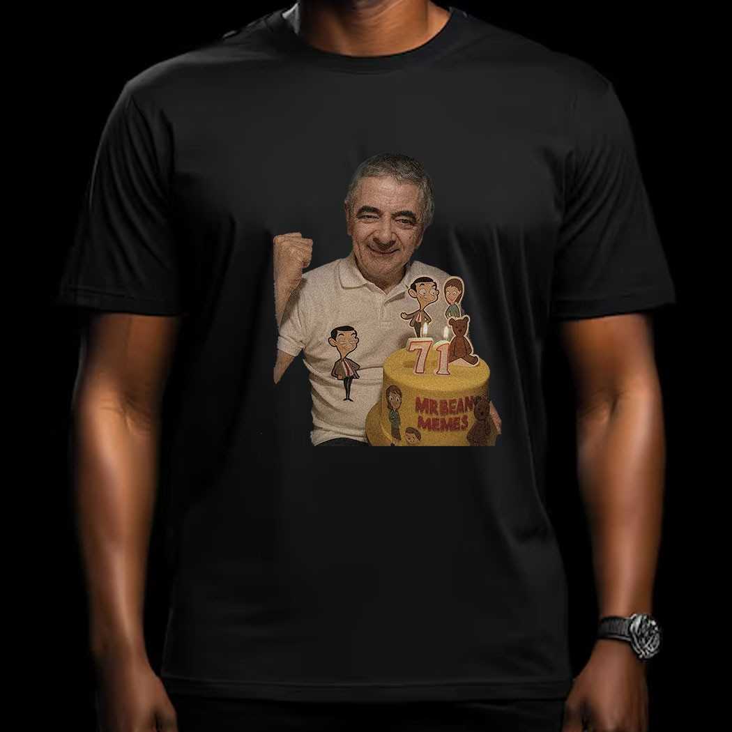 Mr Bean 71st Birthday Mr Bean Memes T-shirt