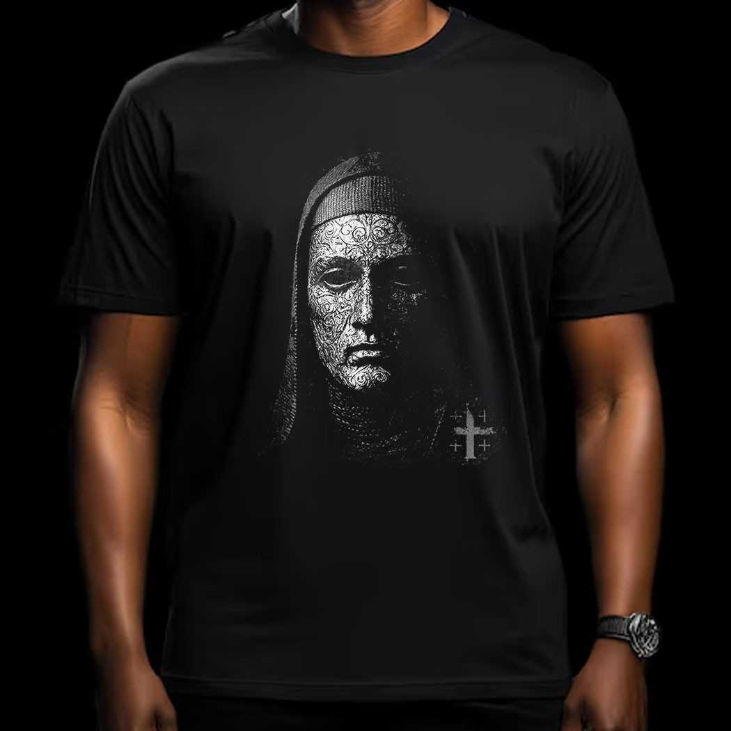 Ornate Medieval Masked Figure Tee