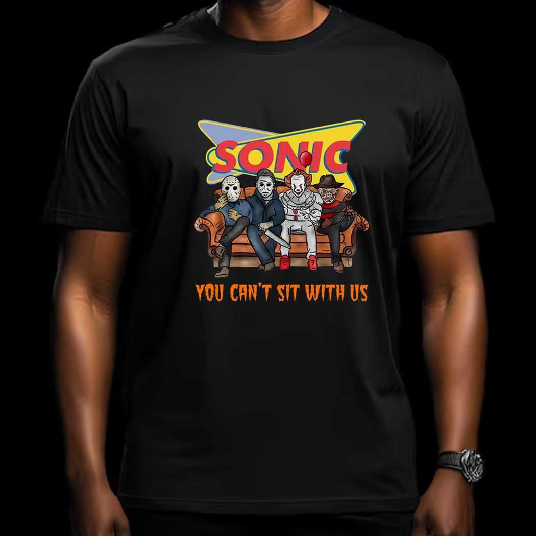 Sonic You Can’t Sit With Us Horror Halloween Shirt