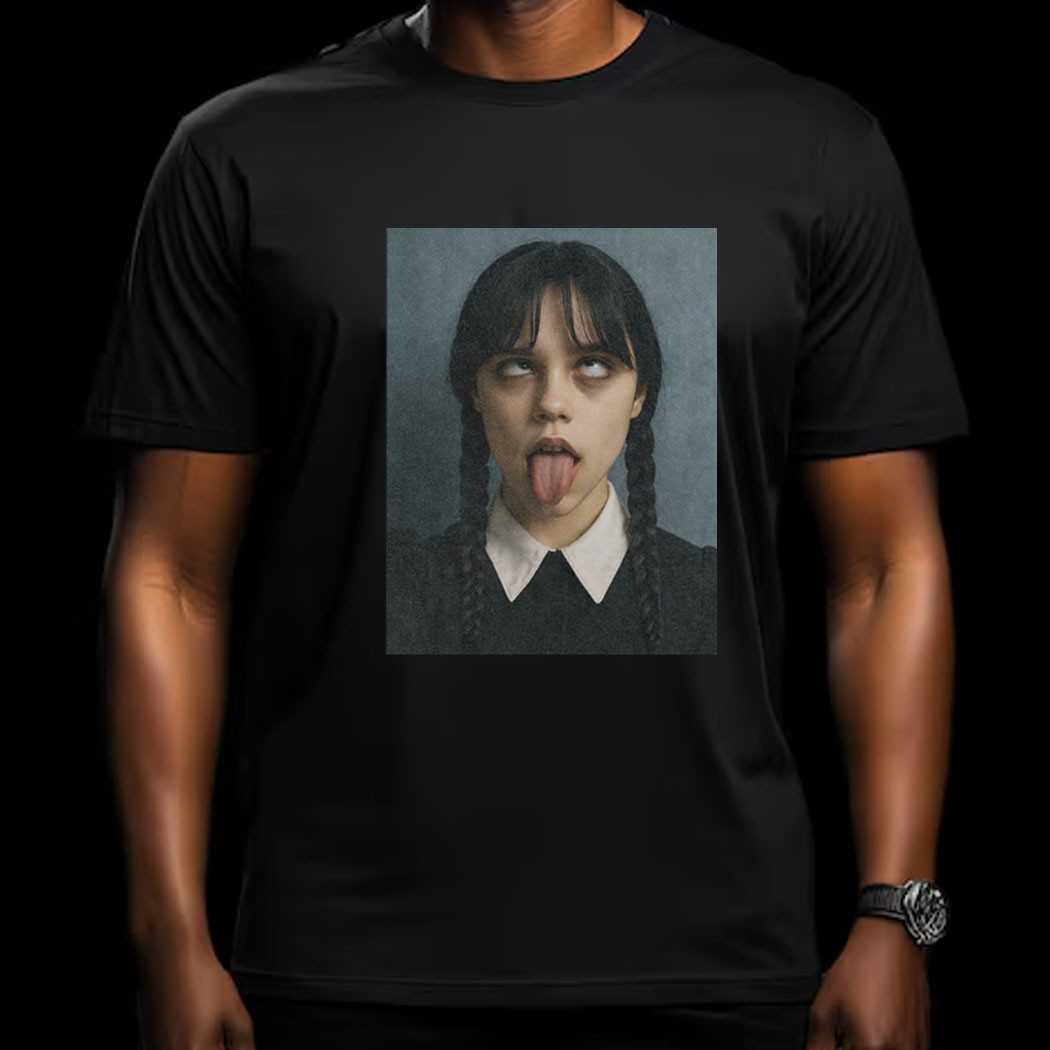 Wednesday Addams Googly Eyes Wednesday 2025 20 Tee T-shirt