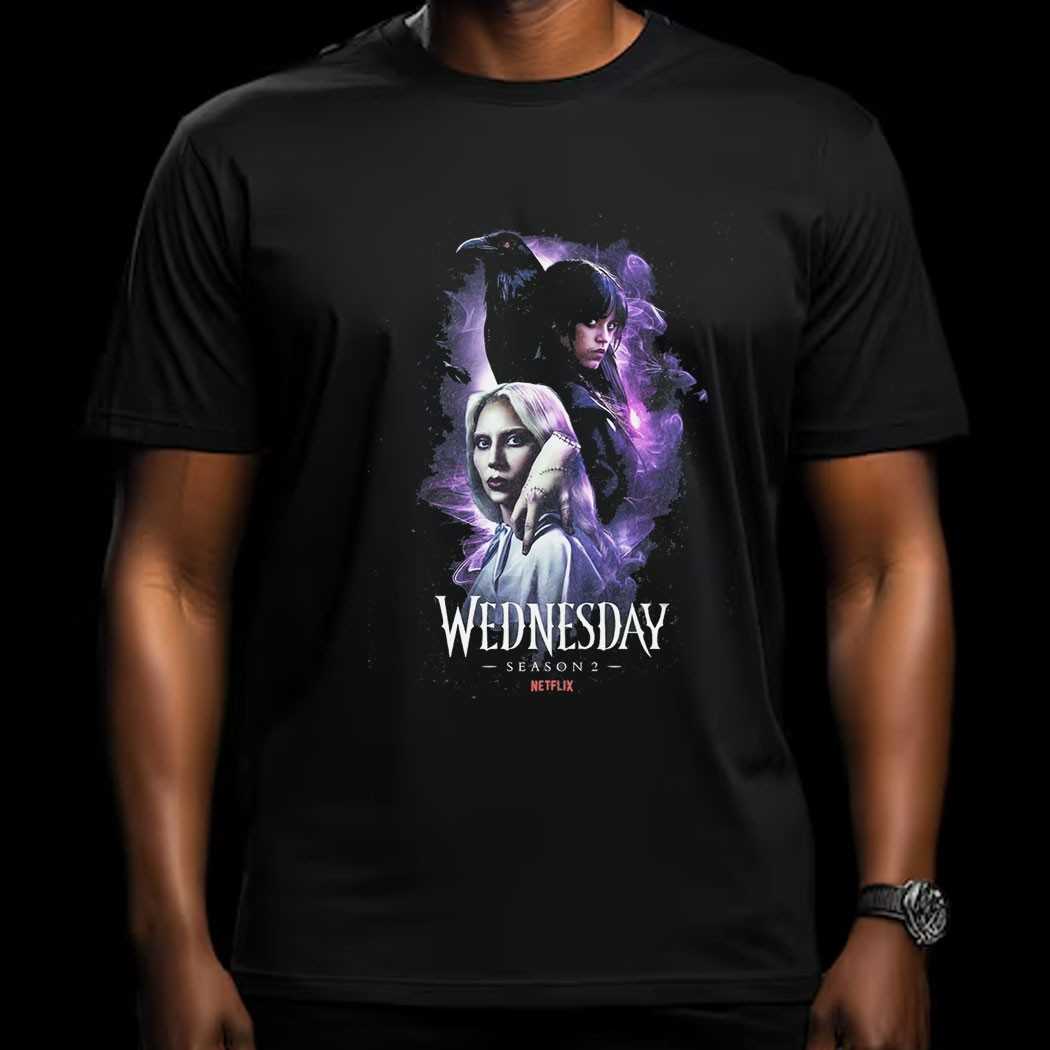 Wednesday Season 2 Poster Tee