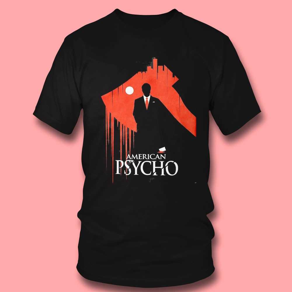 American Psycho Minimalist Axe Silhouette Tee American Psycho Minimalist Axe Silhouette Tee