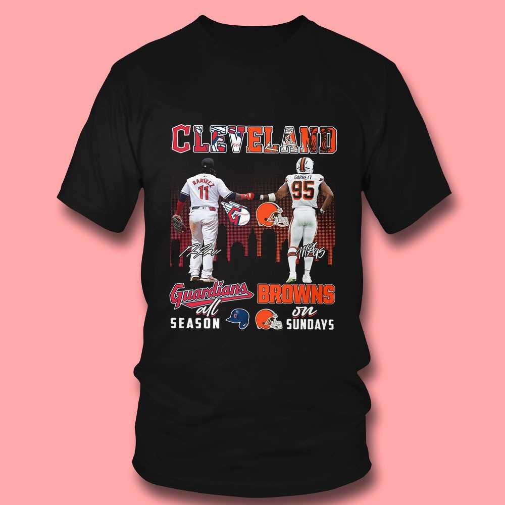 Cleveland Sports Ramirez Guardians All Season Garrett Browns On Sundays Skyline Shirt