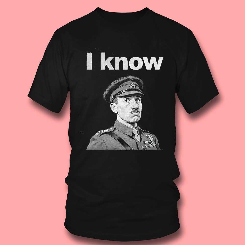 I Know Blackadder Captain Darling Tee