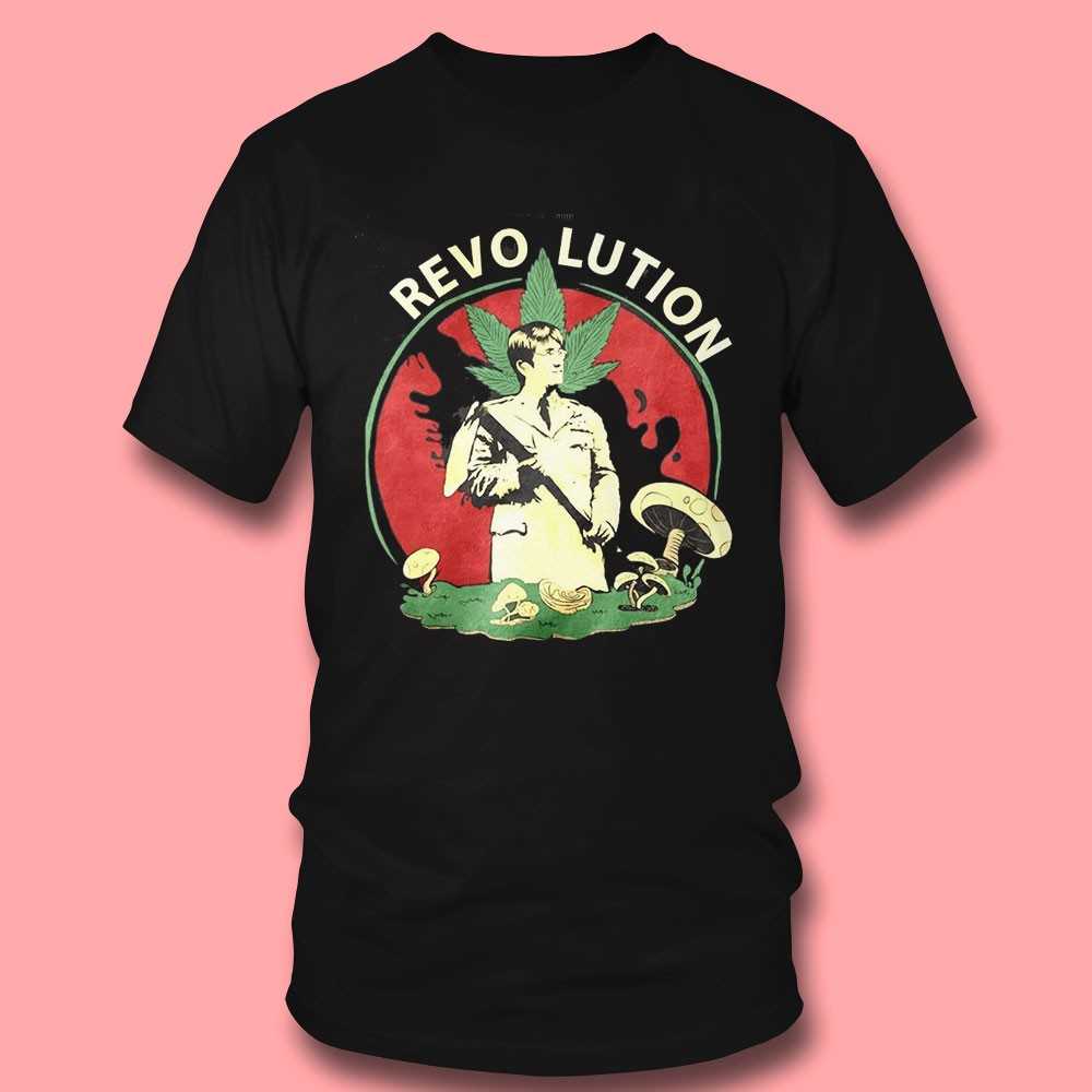 Revolution Cannabis & Mushroom Graphic T-shirt