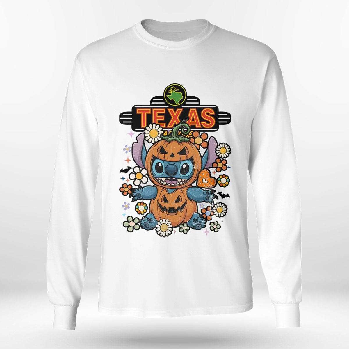 Texas Stitch Pumpkin Halloween Tee Texas Stitch Pumpkin Halloween Tee