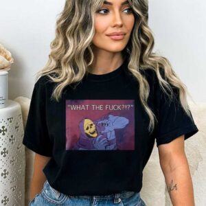 Skeletor What The F Meme Tee