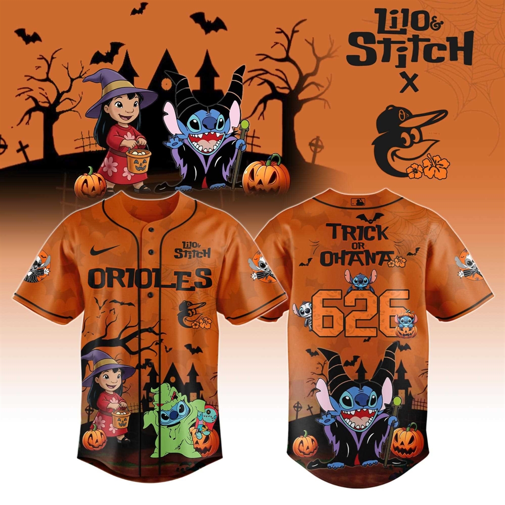 Baltimore Orioles X 626 Trick Or Treat Limited Edition Jersey