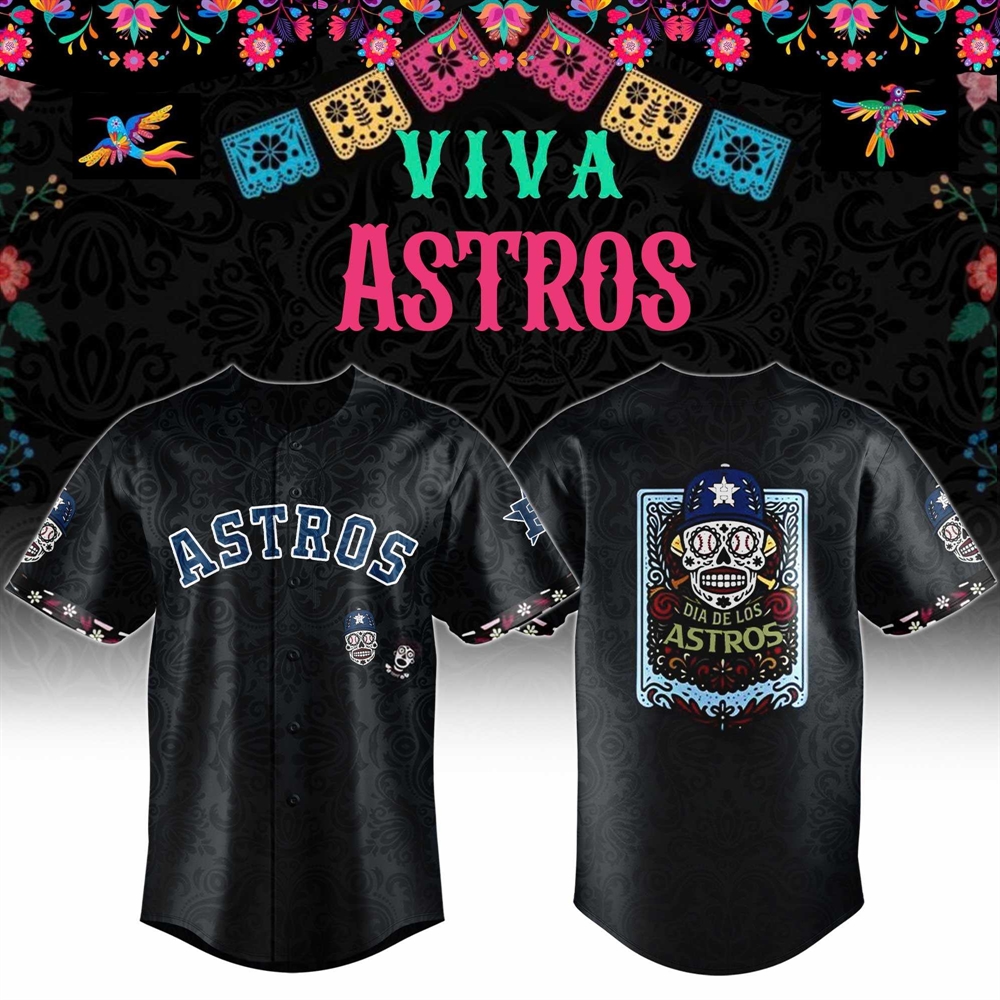 Houston Astros Dia De Los Muertos Jersey
