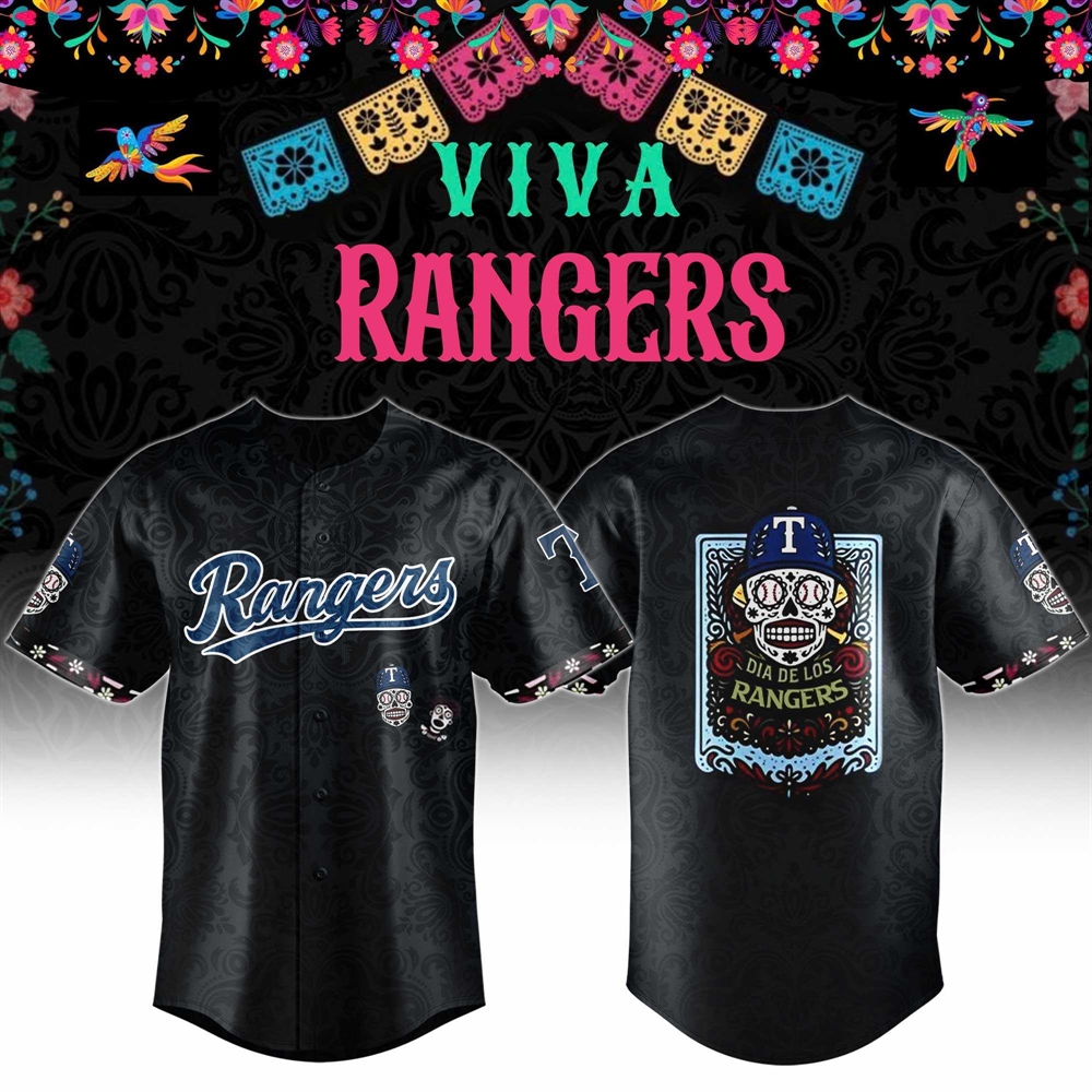 Texas Rangers Dia De Los Muertos Jersey Texas Rangers Dia De Los Muertos Jersey