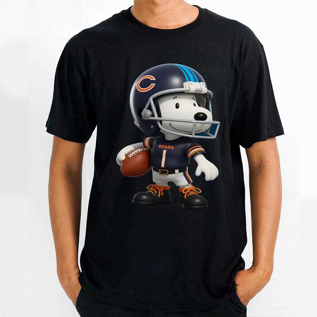 Chicago Bears Snoopy Football Sweatshirt