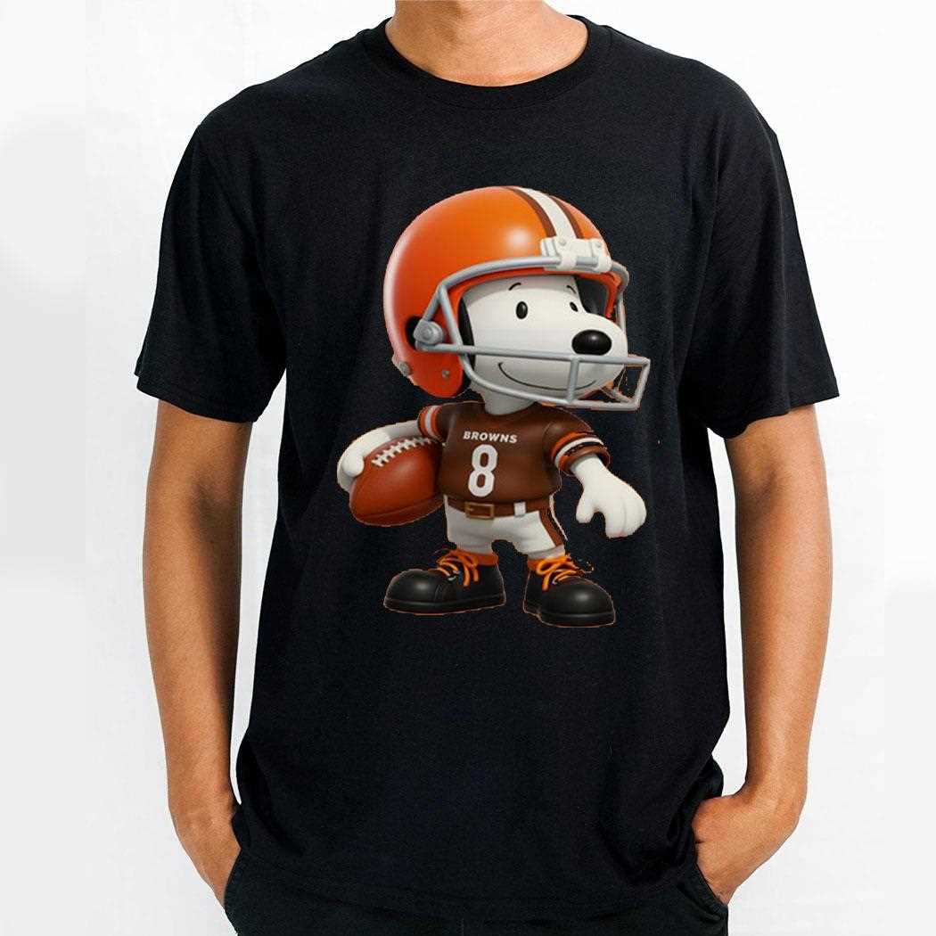 Cleveland Browns Snoopy Football Sweatshirt