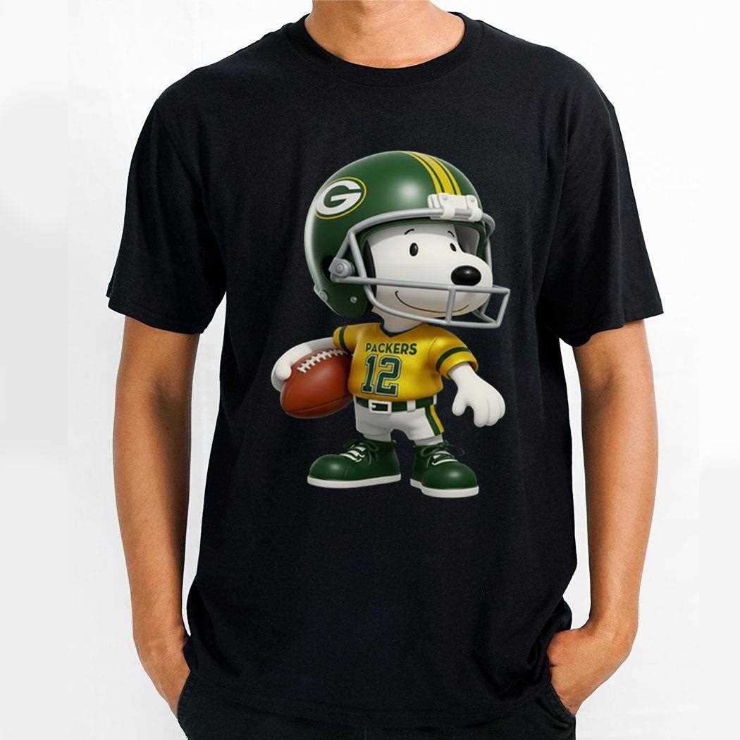 Green Bay Packers Snoopy Football Sweatshirt