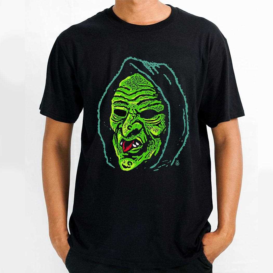 Halloween Iii Season Of The Witch Green Witch Mask Tee